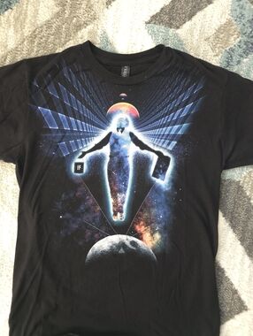 Imaginary Foundation Space Galaxy Graphic Tee - Size L - Carl Sagan Quote
